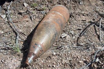 В Калининграде на стройплощадке обнаружен артиллерийский снаряд